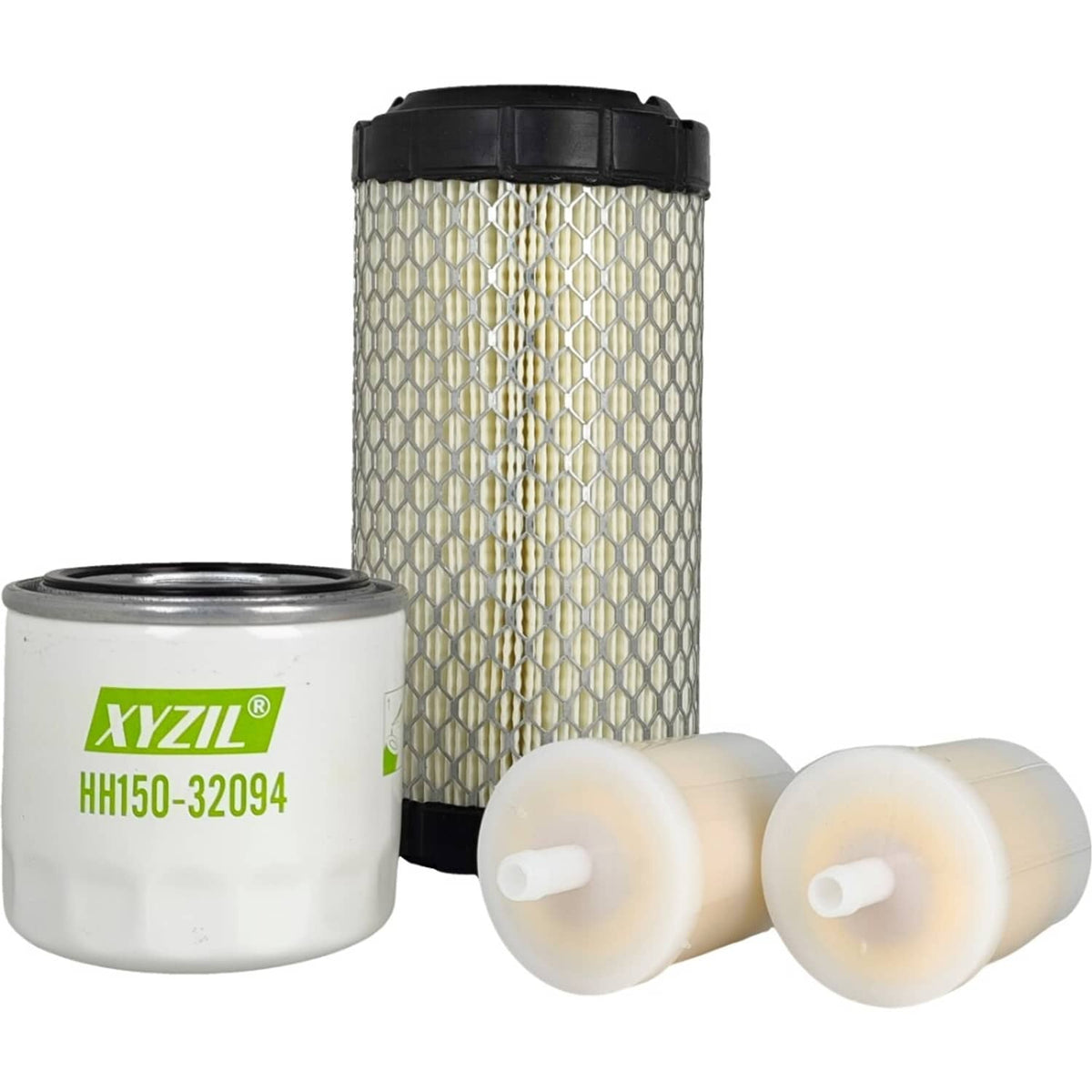 Solid Spare Engine Oil Fuel Air Filter Kit for Kubota ZD28 BX2200 BX2660 Tractor