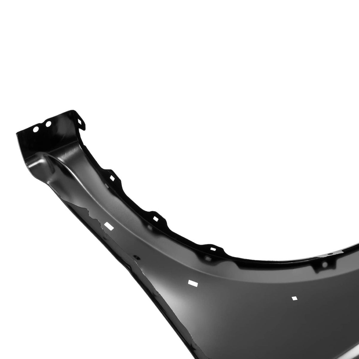 Solid Spare Front Fender For 2001-2004 Toyota Tacoma Passenger Side Black Steel TO1241188