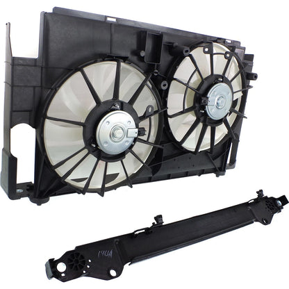 NEW Radiator Cooling Fan Assembly with Shroud for Toyota RAV4 2013-2019 L4 2.5L