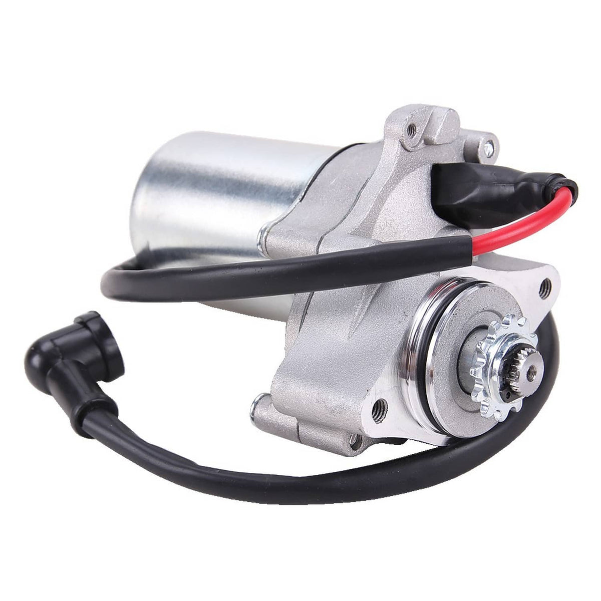 Solidspare For Chinese 50cc 70cc 90cc 110cc 125cc Quad Go Kart 2-Bolt Starter Motor w/Cable