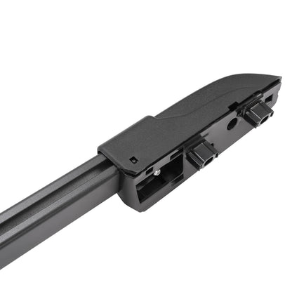 Solid Spare For Honda Pilot 2009-2015 Black 4Pcs Roof Rack Rails Cross Bar Side Rail