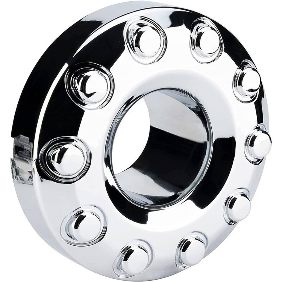 Solidspare Silver Wheel Center Hub Caps Dually 10 Lug For 05-17 Ford F450 F550 Super Duty
