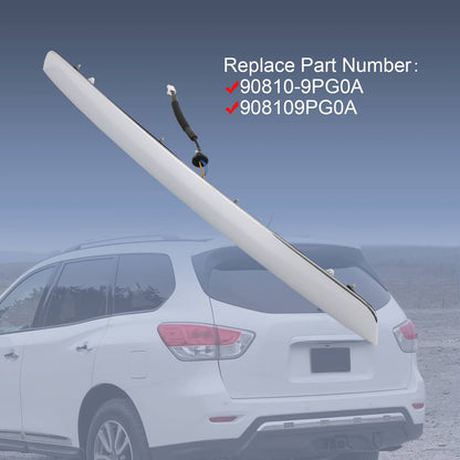 Solidspare Chrome Rear Lift Gate Handle Trim Moulding For 2013-2020 Nissan Pathfinder 3.5L