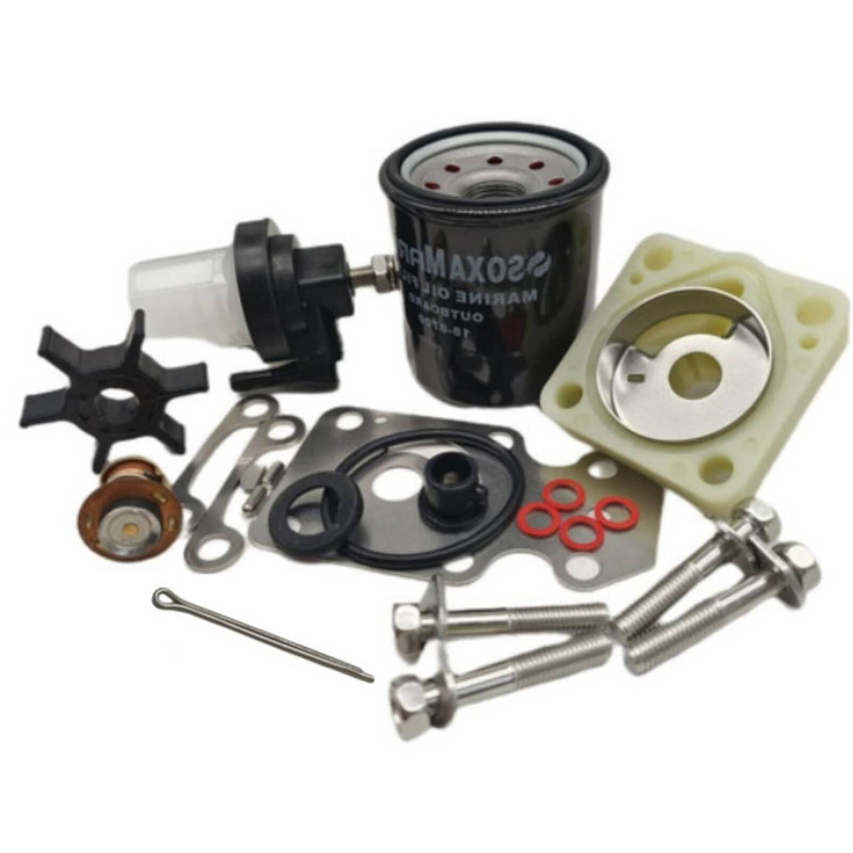 Solid Spare Yamaha 4 Stroke 15HP F15C (2007+) Year Outboard Maintenance Repair Kit 6AH-W0078