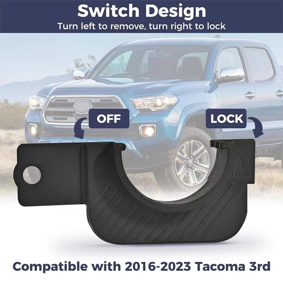 Solidspare Gas Cap Holder Trim Plastic For 2016-2020 2021 2022 2023 Toyota Tacoma 3rd Gen