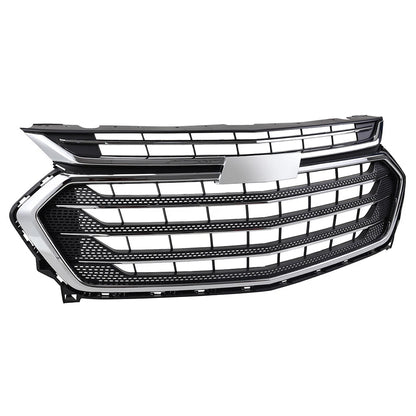 Chrome Front Bumper Upper+Lower Grille For Chevrolet Chevy Traverse 2018 19-2021