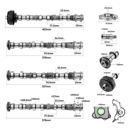 Solidspare For 3.6L V6 Pentastar Dodge Chrysler Ram Jeep Engine Camshafts Rockers Lifters