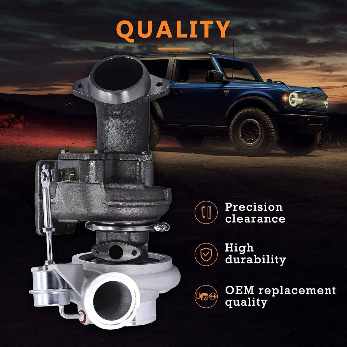 Solidspare Turbo Turbocharger HX35W for 1999-2002 Dodge Ram 2500 3500 Cummins 5.9L 3592766