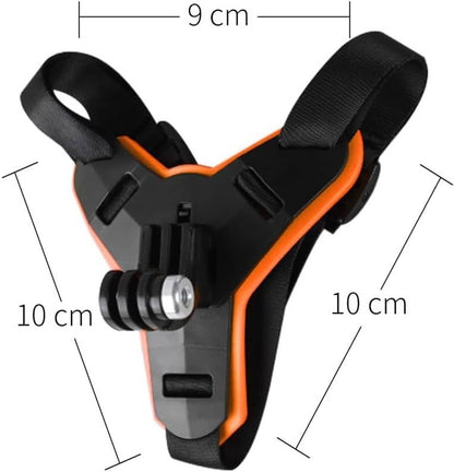 Solid Spare Motorcycle Helmet Front Chin Mount Holder Bracket For GoPro Hero 7 6 5 Camera