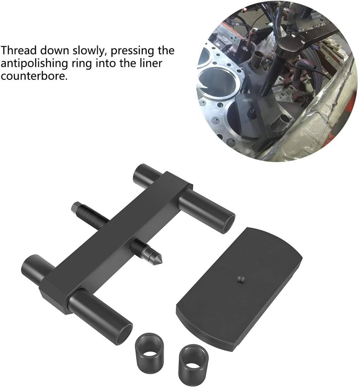 Solidspare 3164606 Cylinder Liner Press Installer Tool Heavy Duty For Cummins ISX X15