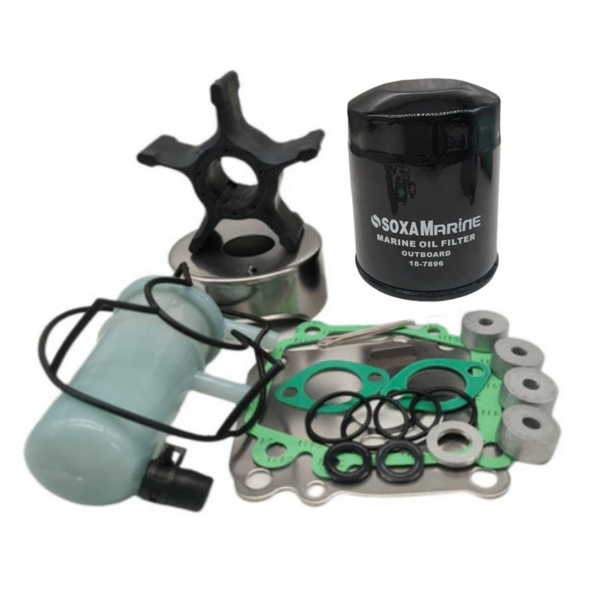 Solid Spare 17400-92840 17400-92841 Maintenance Service Kit For Suzuki DF100 DF115 Outboard