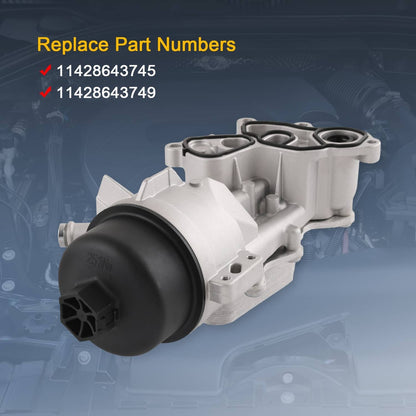 Solidspare Engine Oil Filter Housing & Gasket For MINI COOPER R55 R60 R58 R56 11428643745