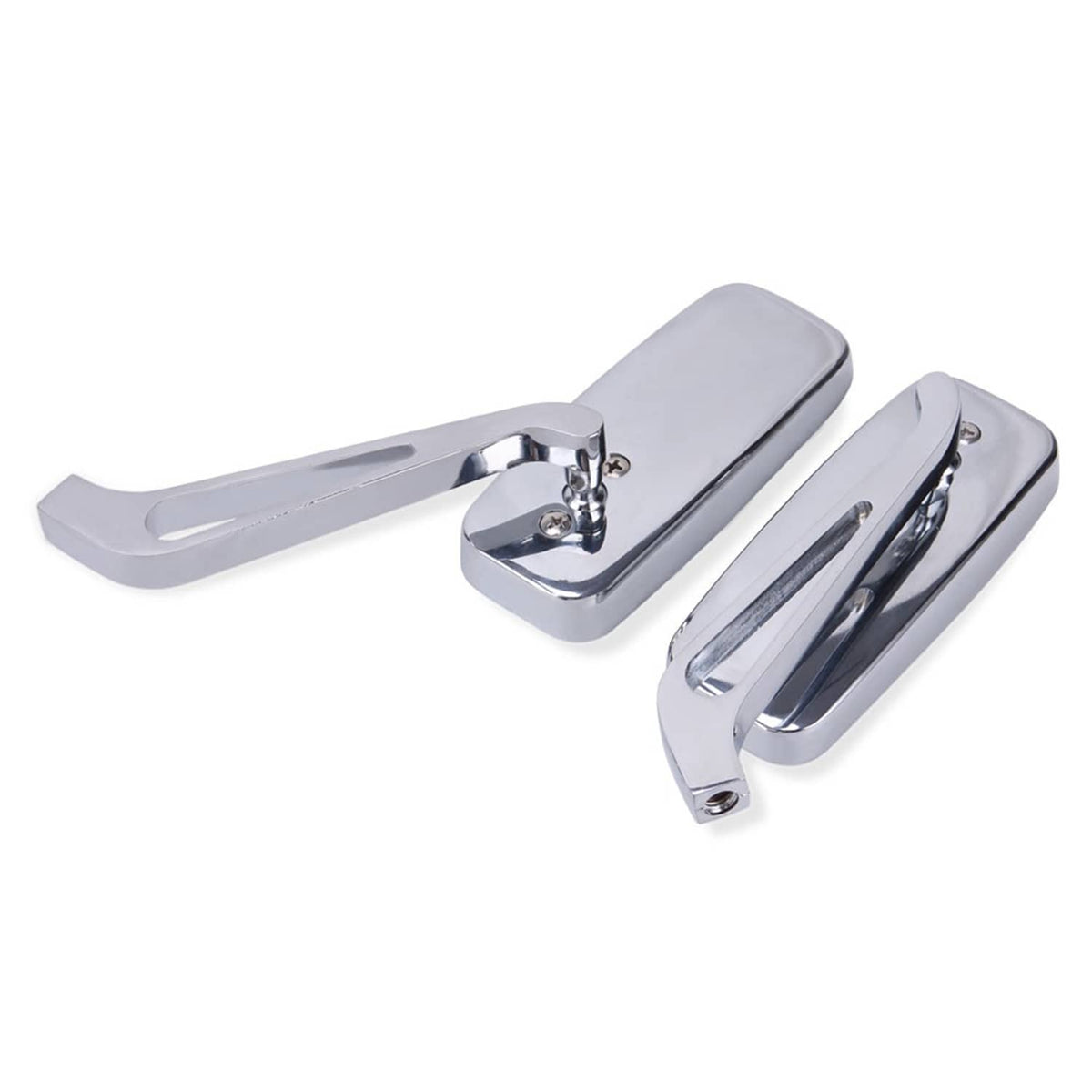 Solidspare For Kawasaki Vulcan VN 500 750 800 900 1500 Chrome Rectangle Side View Mirrors