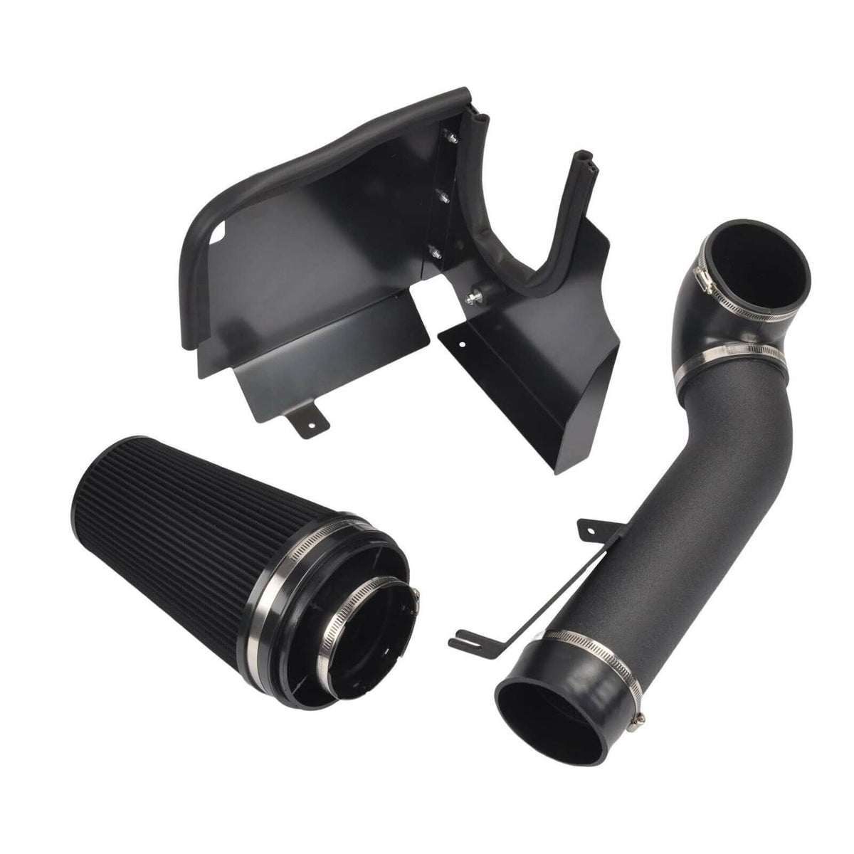 Solidspare Black Cold Air Intake Kit For 2009-2013 Chevy Silverado 1500 4.8 5.3 6.0 6.2 V8