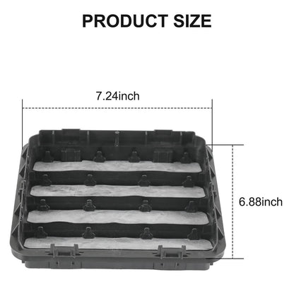Solidspare 2x Body Side Aperture Exhauster Vents Fit 14-2020 Dodge RAM 1500 2500 68323649A