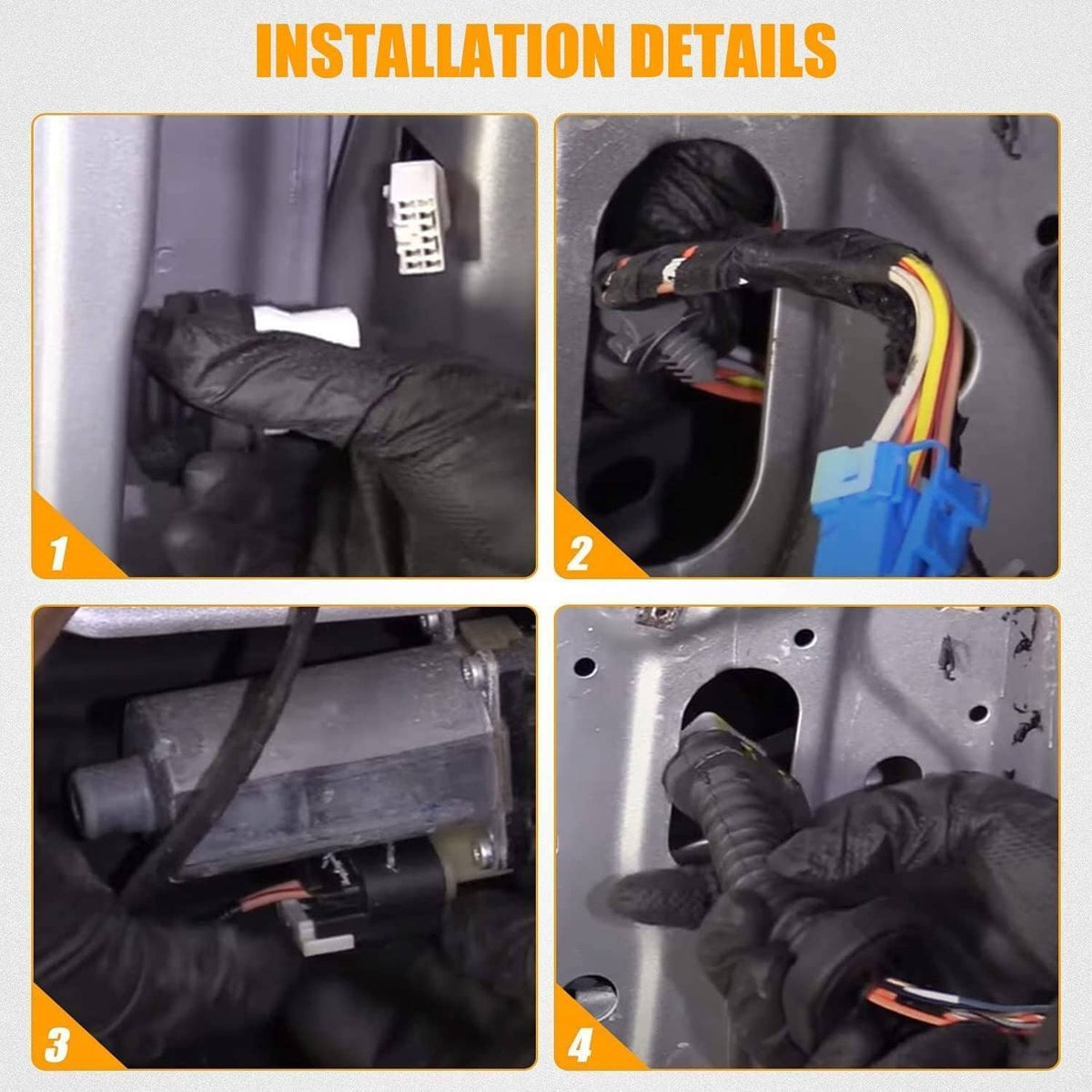 Solidspare Rear Door Wiring Harness For Dodge Ram MOPAR 56051694AA 56051931AA 56051931AB