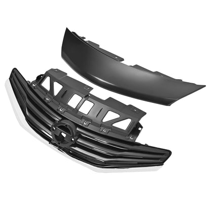 Solid Spare Assembly Front Upper Bumper Grille & Cover For 2014-2016 Nissan Versa Note