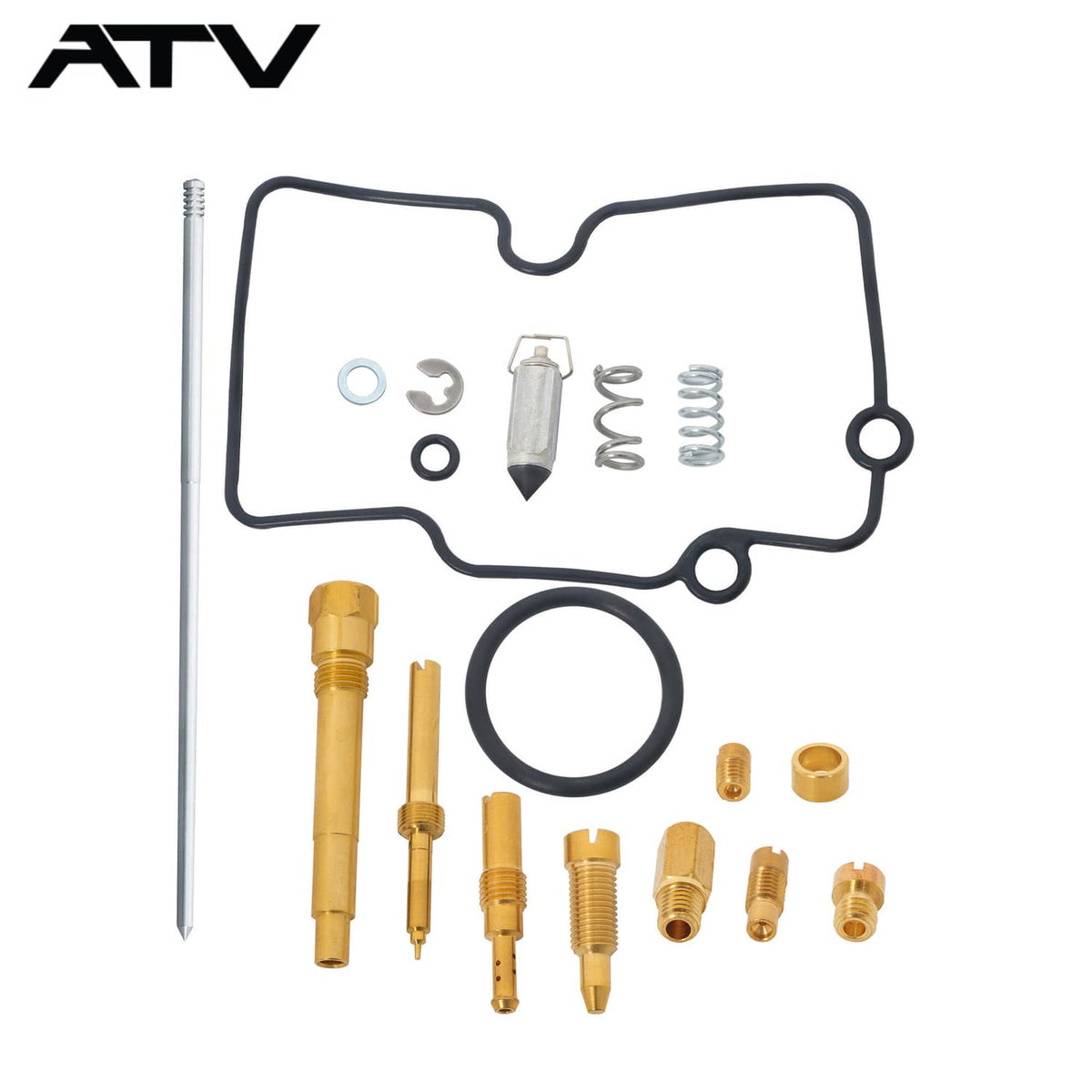 Solidspare Fits For 2004-2009 Yamaha YFZ 450 Carburetor Rebuild Kit Carb YFZ450 Repair