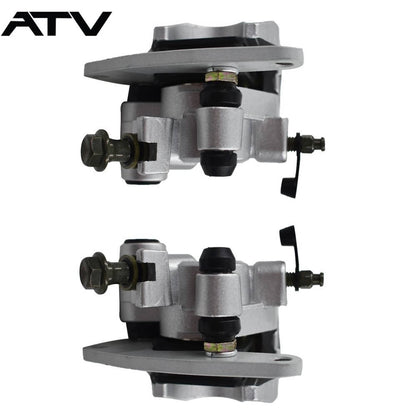 Solidspare Front Brake Calipers & Pads for Yamaha ATV Big Bear 400 YFM400 YFM400F 2000-2012