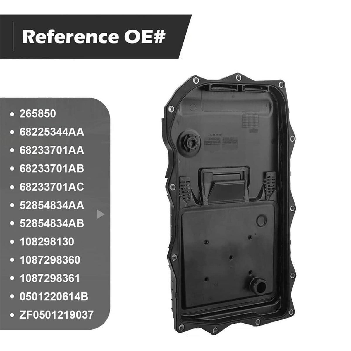 Solidspare Auto Transmission Oil Pan For Ram 1500 Dodge Charger Jeep Grand Cherokee 8HP70