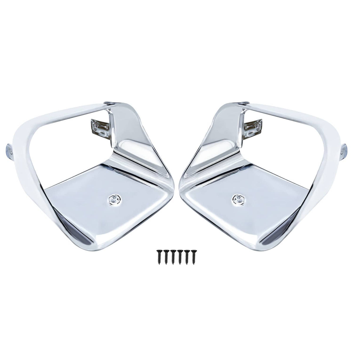 Solid Spare Pair For Chevrolet Camaro Z28 Z-28 1978 1979 1980 1981 Park Light Bezels Chrome