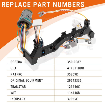 Solid Spare 6 Speed Transmission Wire Harness for 2006-2009 1000/2000 Allison GM/Duramax