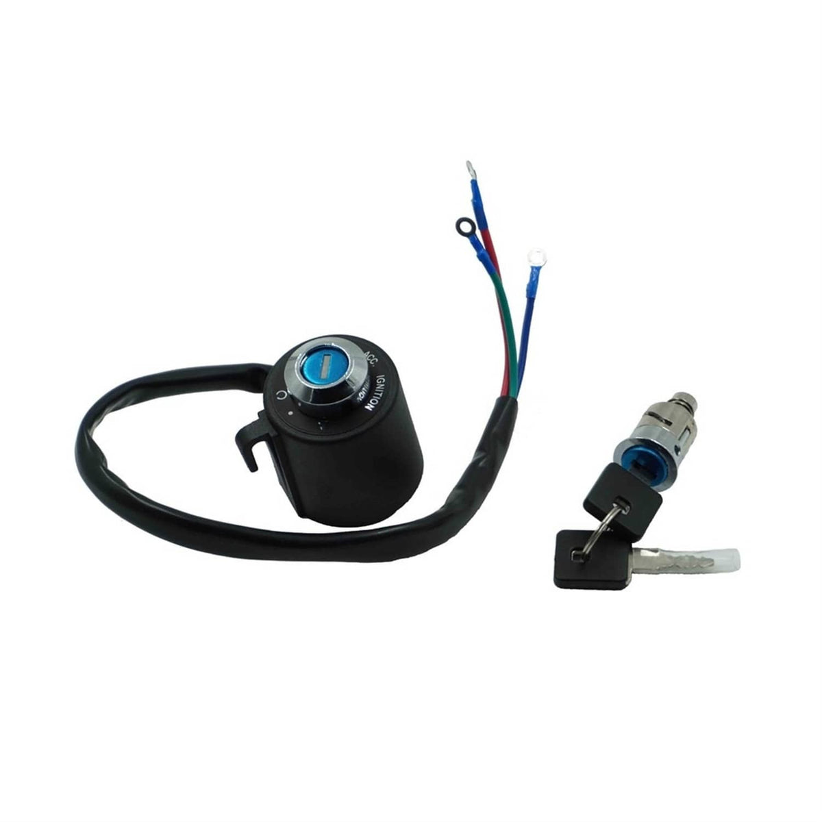 Solidspare Ignition Switch Tail Box Lock Keys For Harley Davidson Sportster 883 XL 883 1200