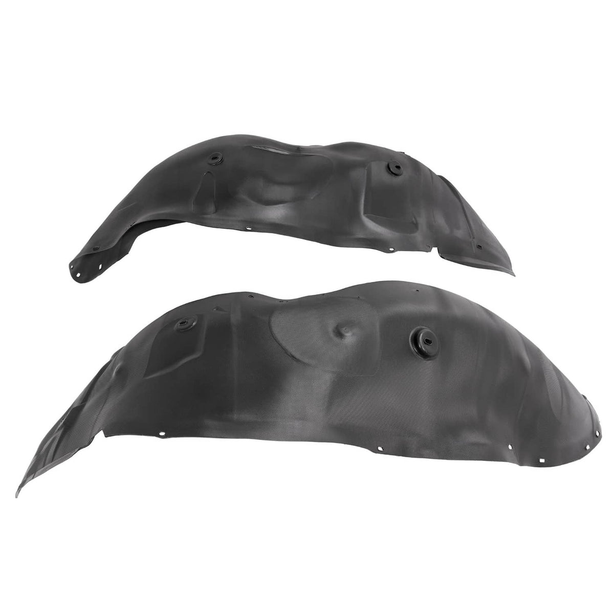 Solid Spare Front Driver & Passenger Side Inner Fender Liners For 07-13 Chevy Silverado 1500