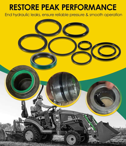 Solid Spare AM36221 Stabilizer Cylinder Seal Kit For John Deere Utility Blade Lift 365 375