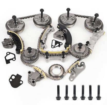 Solidspare For Buick Cadillac Chevrolet GMC Pontiac Timing Chain Kit w/4VVT CAM PHASER Gear
