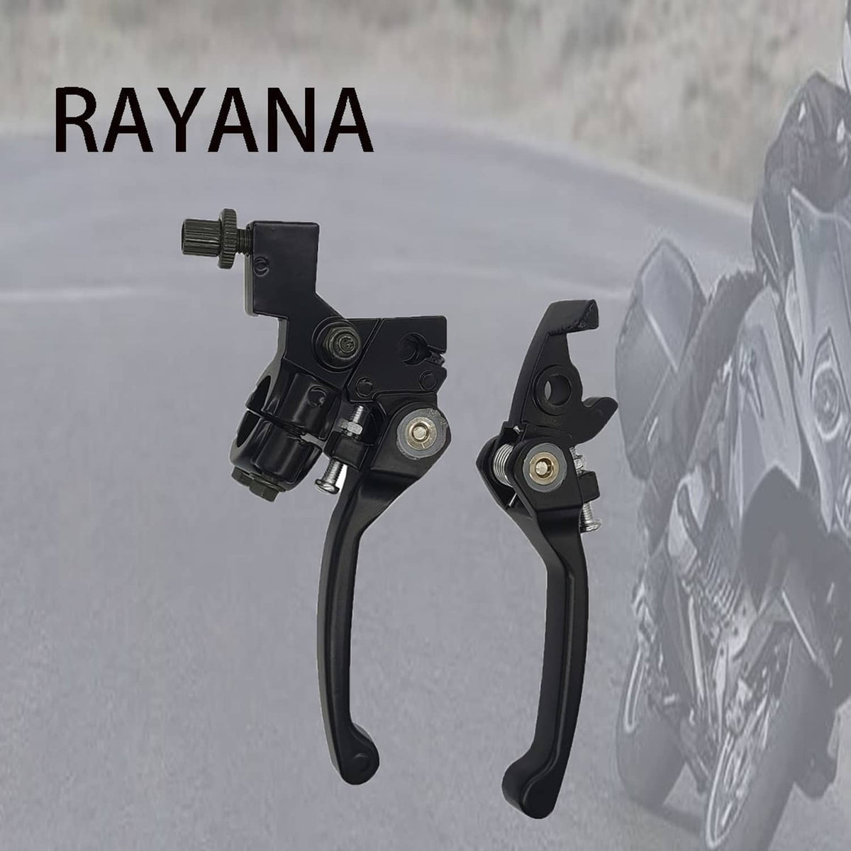 Solidspare US 7/8" Pit dirt bike Handlebar Folding Clutch Brake Handle Kit for 110cc 125cc