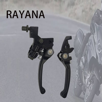 Solidspare US 7/8" Pit dirt bike Handlebar Folding Clutch Brake Handle Kit for 110cc 125cc