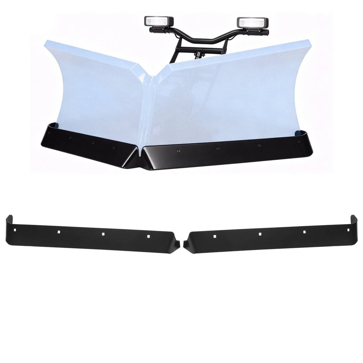 Solidspare Pair Cutting Edge Kits For 8'2" V-Snow Plow For Boss Power V / Power V XT