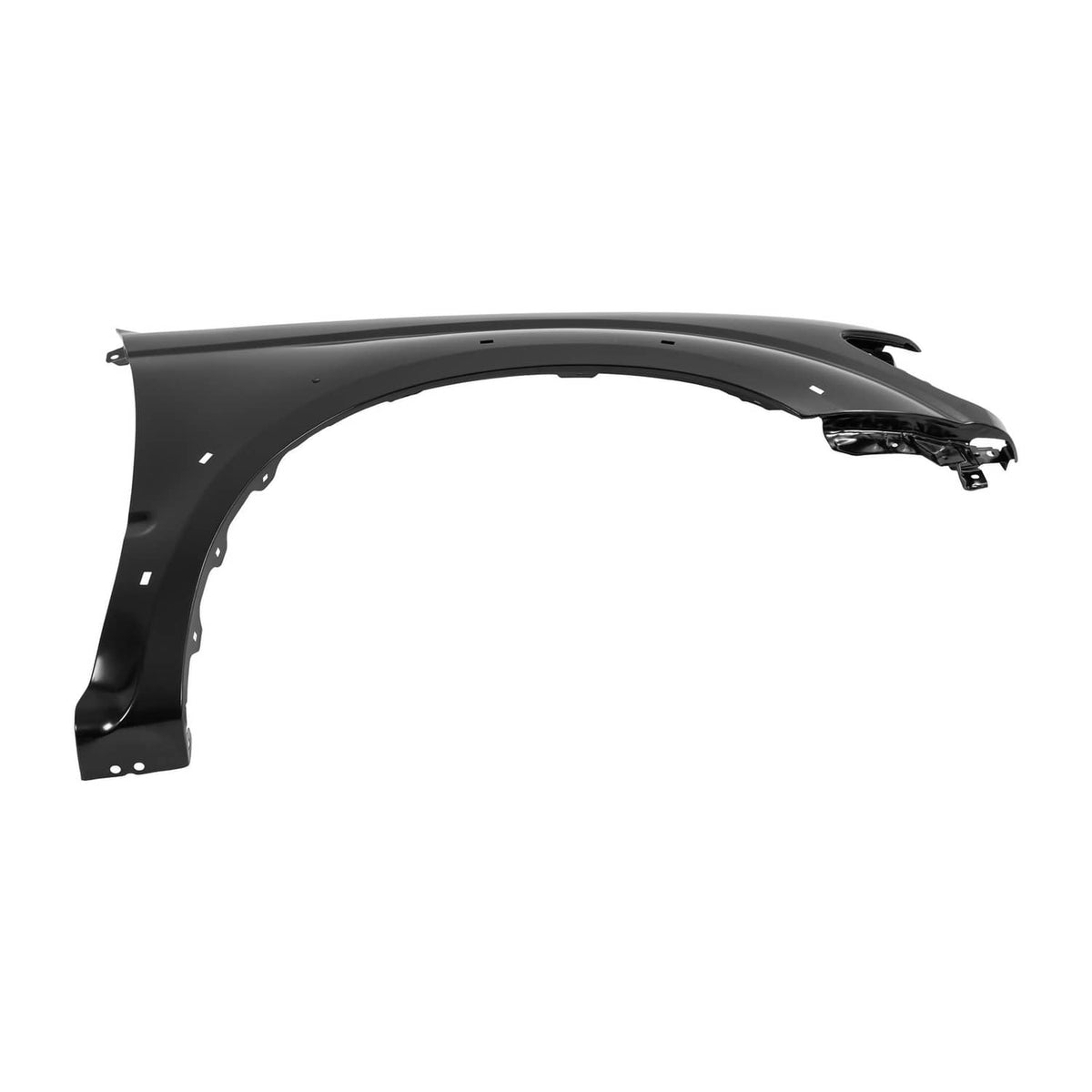 Solid Spare Front Fender For 2001-2004 Toyota Tacoma Passenger Side Black Steel TO1241188