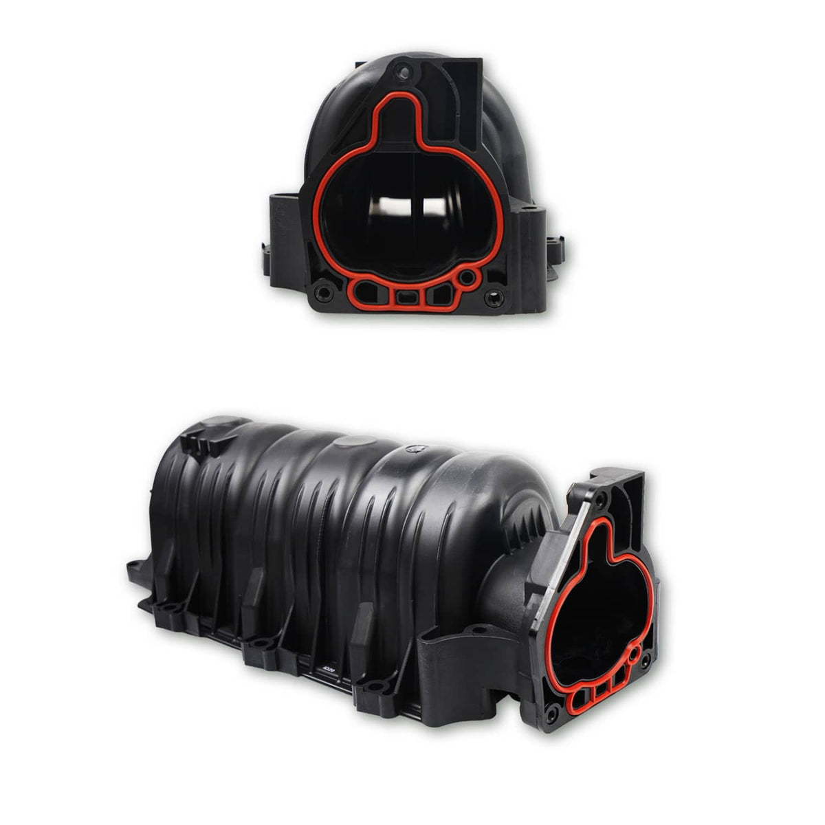 Solidspare Black Upper Intake Manifold + Gasket for 1995-2005 Chevy Buick Olds 3800 3.8L V6