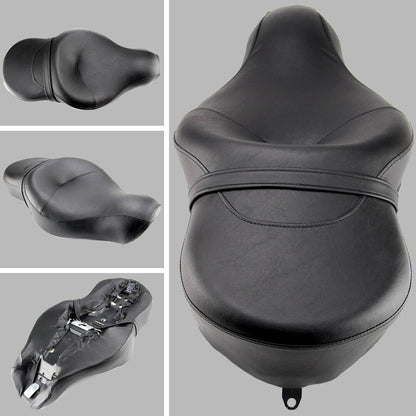 Solidspare For Harley Sportster XL Iron 883 1200 Custom Driver Rider Passenger Seat Two-up