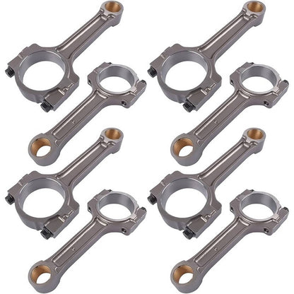 Solidspare Set of 8 Floating Pin Connecting Rod For GM 5.3L 6.0L 6.2L LS2 LS3 Gen IV 125775