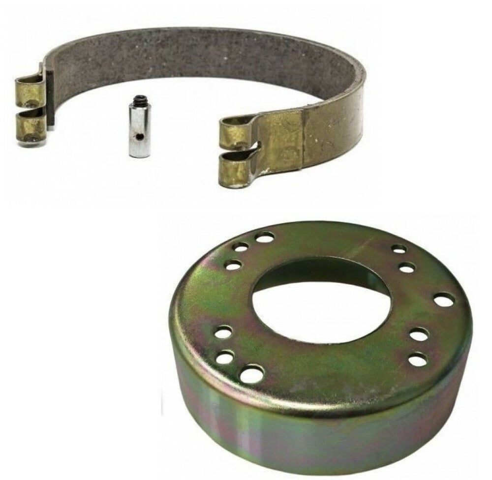 4 1/2" BRAKE DRUM, BAND, and CABLE KIT for Manco Oregon Prime Line Stens Rotary