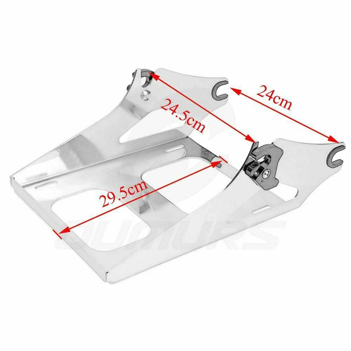 Solidspare Detachable Two-Up Tour Pak Pack Mounting Luggage Rack For Harley Touring 14-24