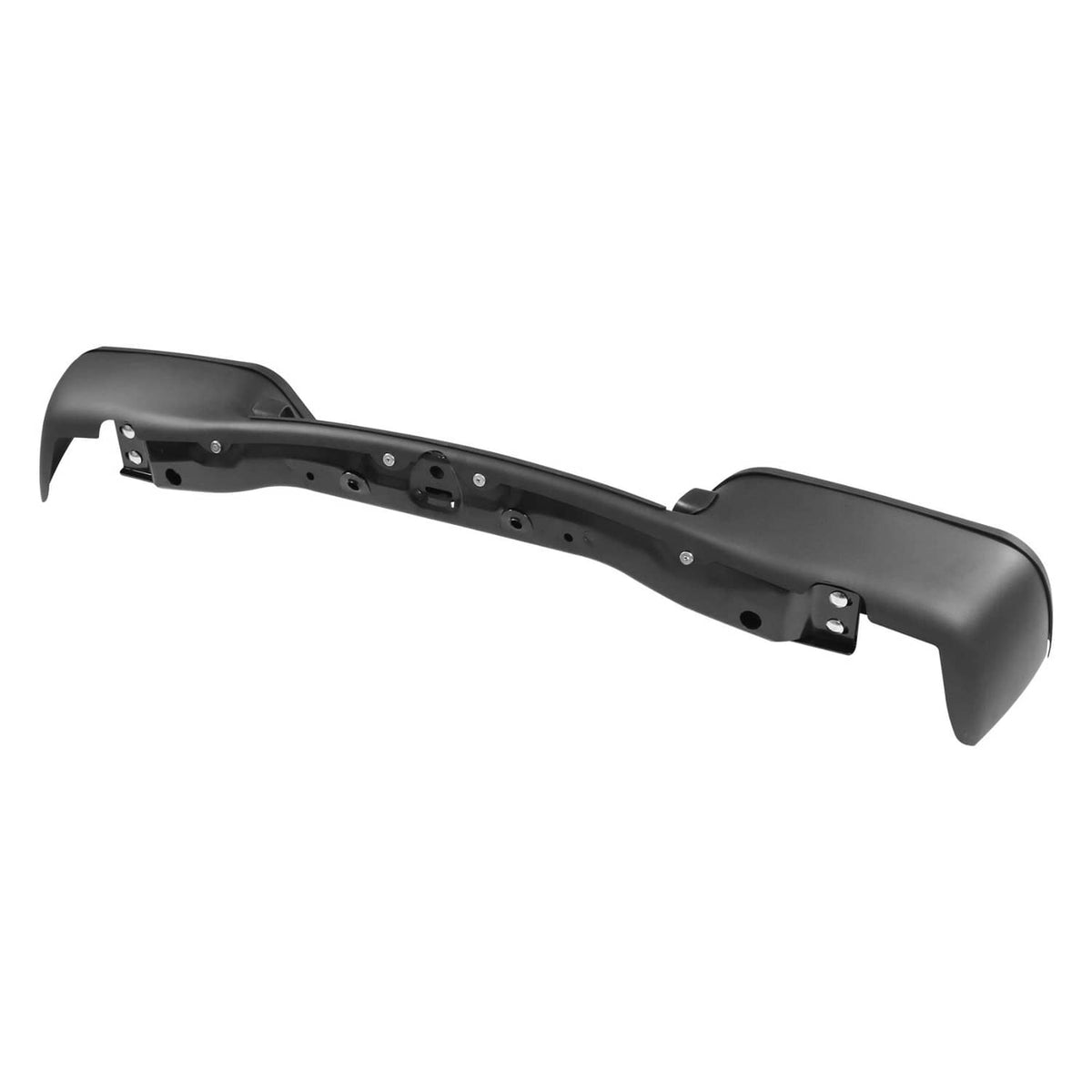 Solidspare Black Rear Step Bumper Assembly For 1998-2004 Chevrolet S10 GMC Sonoma