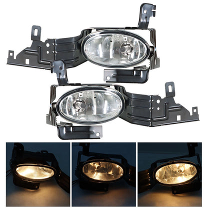 For 2011-2012 Honda Accord Sedan Clear Fog Lights Bumper Driving Lamps+Switch