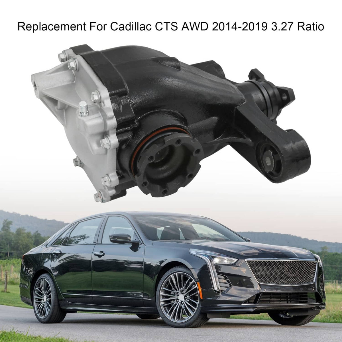 Solidspare Fit Cadillac CTS AWD 2014-2019 23156300 84110751 Rear Differential Assembly 3.27