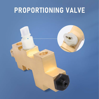 Solidspare Brass Brake Proportioning Valve Fit For Jeep CJ XJ & YJ Jeep Wrangler 1987-1996