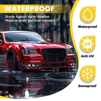 Solid Spare Pair LED Chrome Fog Lights Driver Passenger Side For Chrysler 300 2015-2024 2021