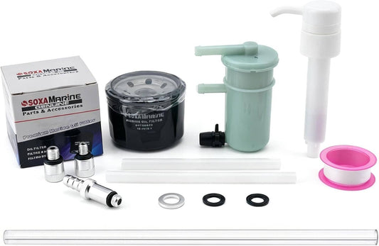 Solid Spare Outboard Oil Change Service Kit for Suzuki 40/50/60/70HP 15410-87J30 16510-97JL0