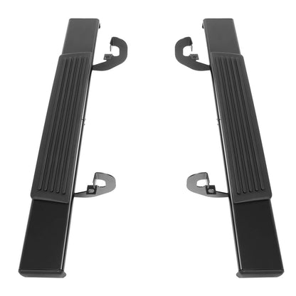 Solid Spare Side Step Bar Running Boards Black For 2019-2025 Silverado Sierra Regular Cab