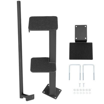 Solidspare Universal Boat Trailer Step 3 Step Ladder For Bass Boats Pontoon Tongue W/Handle