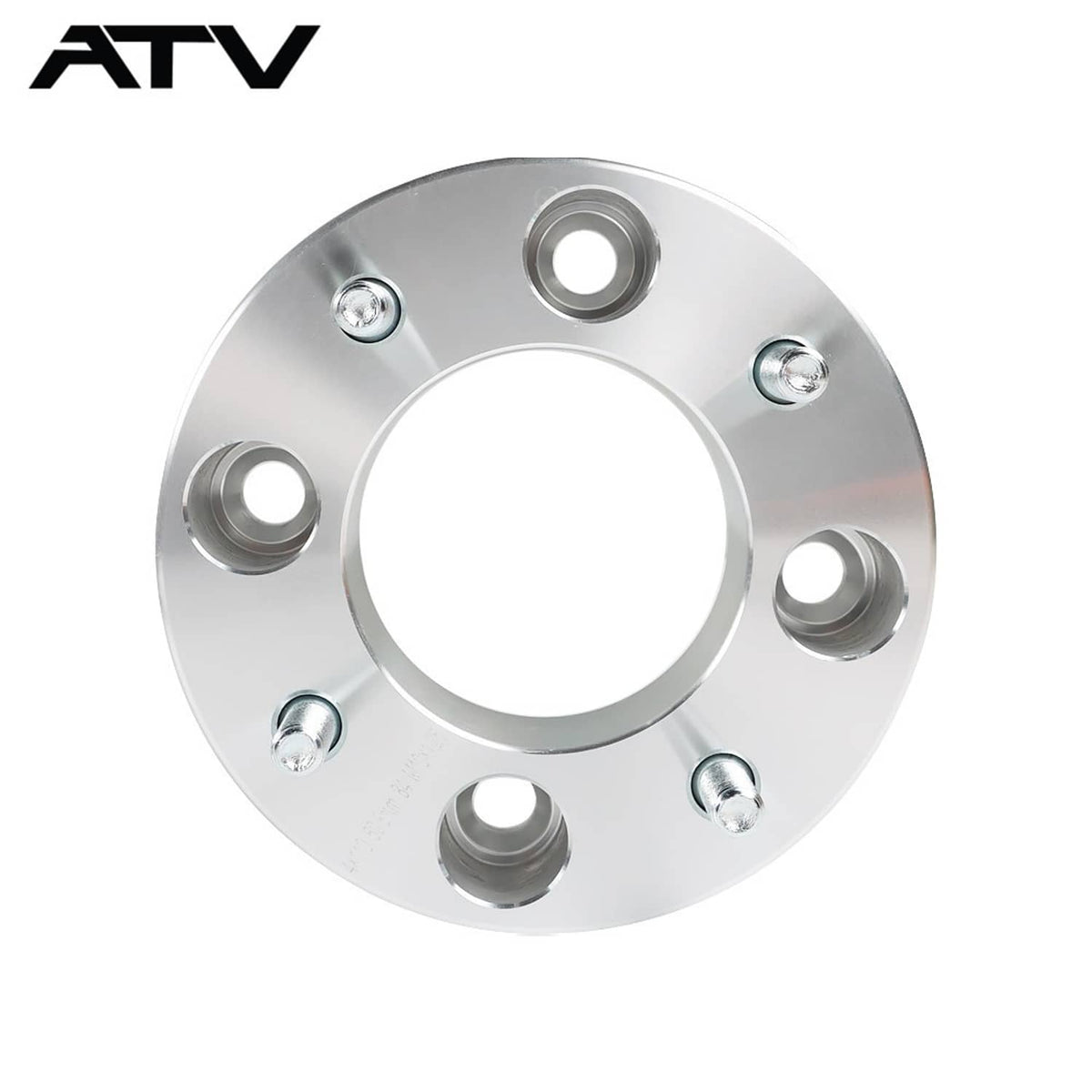 Solidspare 4× Wheel Spacers 4x110 2" 74mm M10x1.25 Silver For Honda Rincon 680 2006-2016
