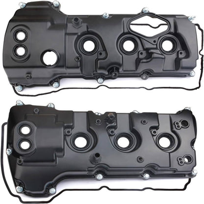 Solidspare Left & Right Valve Cover + Gasket For 15-17 Lincoln Navigator 3.5L Turbocharged