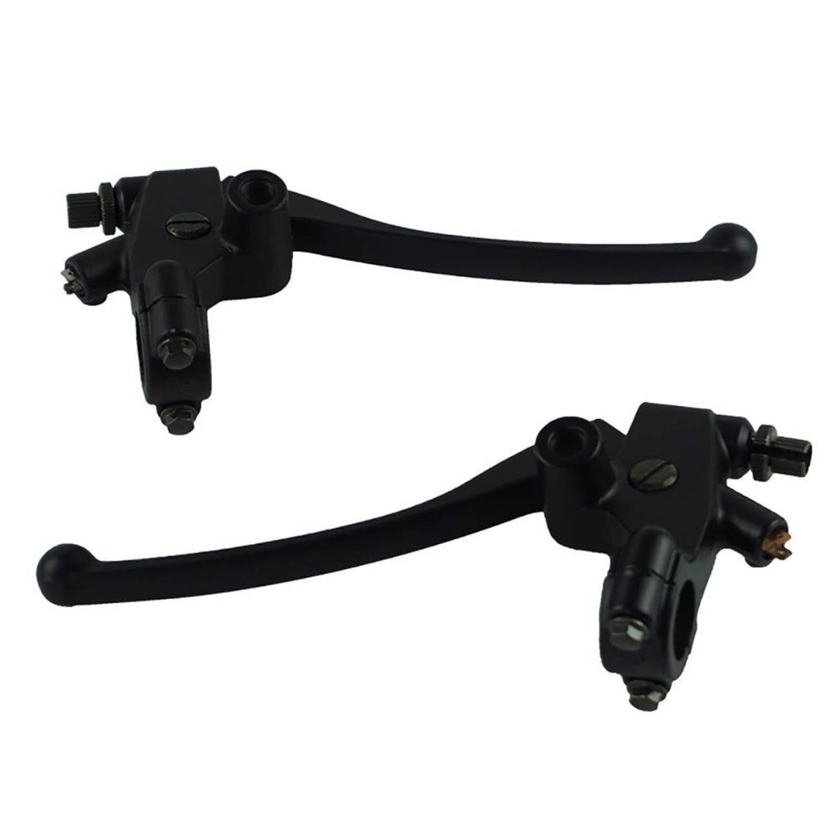 Solidspare 7/8" 22mm Left Clutch Brake Lever Perch With Mirror hole for Mirror Base Mount